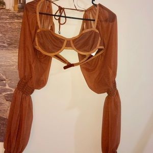 Orange Dolls Kill Lolita Top✨